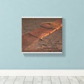 アニンナキ戻り翼ディスク キャンバスプリント (インサイチュ (ウッドフロア))