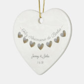 アニヴェルサリオ・デスペインのボ結婚ダス記念日 セラミックオーナメント (左)