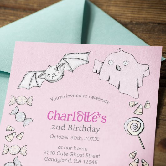 アニヴェルサリオ・デ・ロス・ニーニョス・デ・ハロウィーン・デ・ダルチェドゥル 招待状