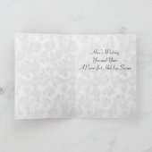 アニーと小妖精や小人- Cat / Kitten Christmas Card シーズンカード (内部)