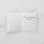 アニーと小妖精や小人- Cat / Kitten Christmas Card シーズンカード (内部)