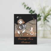 アニーのアコーディオン ポストカード (スタンド正面)