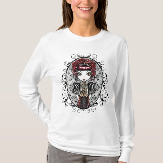 アニーのゴシック様式ビクトリアンな妖精の上 Tシャツ (正面)