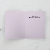 アニーの耳の悪い日（猫グリーティングカード） カード (内部)