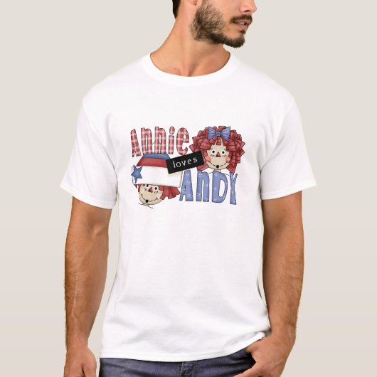 アニーはアンディーRagdollを愛します Tシャツ (正面)