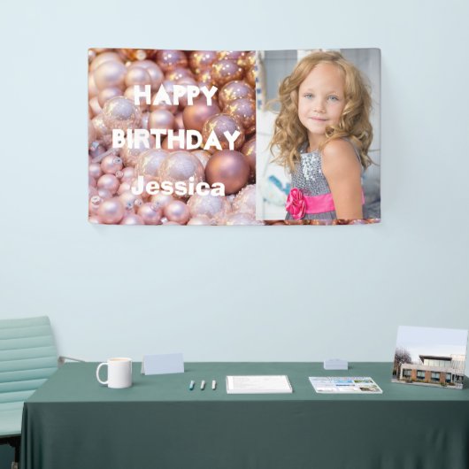 アニーイヤーハッピーバースデー輝き 横断幕 (トレードショー)