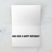 アニーオークリーおもしろい女性のカーボーイカード カード (内部)