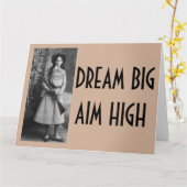 アニーオークリーおもしろい女性のカーボーイ誕生日カード カード (黄色い花)