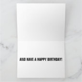 アニーオークリーおもしろい女性のカーボーイ誕生日カード カード (内部)