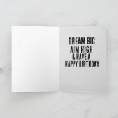 アニーオークレーSHARPSHOOTER銃誕生日カード シーズンカード (内部)