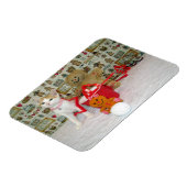 アニーズ・スウィート・クリスマス – 猫/子猫 マグネット (左側)