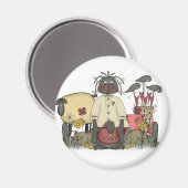 アニードルシープ&クロース マグネット (正面/裏面)