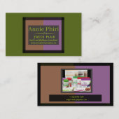 アニーフィリビジネスカード エンクロージャーカード (正面/裏面)