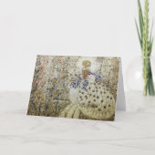 アニーフランスの・ウーマン・イン・ザ・ガーデン ノートカード (正面)