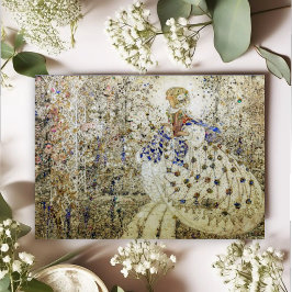 アニーフランスの・ウーマン・イン・ザ・ガーデン ノートカード