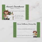 アニー初期のカントリー名刺 名刺 (正面/裏面)