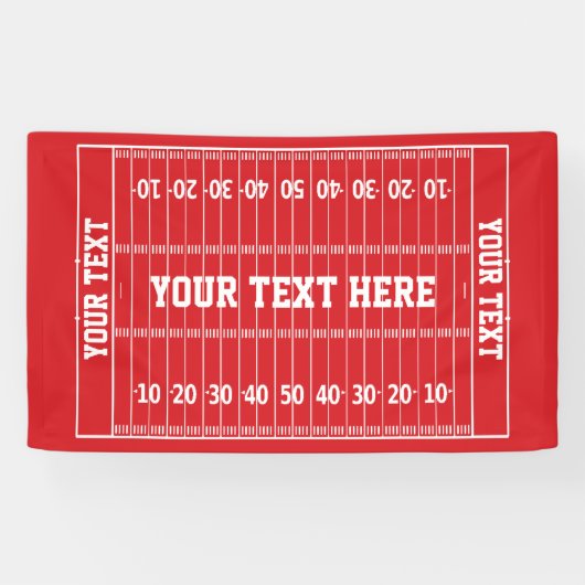 アニー大事な行事フットボールヒーローユアカラーグリジロンバ 横断幕 (横)