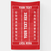 アニー大事な行事フットボールヒーローユアカラーグリジロンバ 横断幕 (縦)