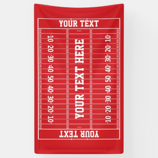 アニー大事な行事フットボールヒーローユアカラーグリジロンバ 横断幕 (縦)