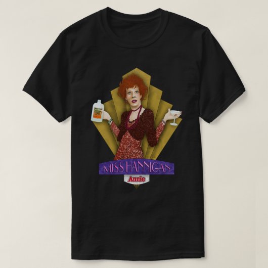アニー恋しく思ハニガン1 Tシャツ (デザイン正面)