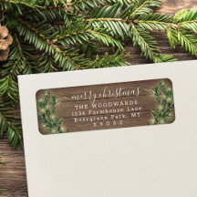 アニー文字クリスマスライト&ウッド差出人住所