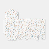 アニー紙吹雪の水色のドット優先ボックス フェイバーボックス (折り畳みなし)