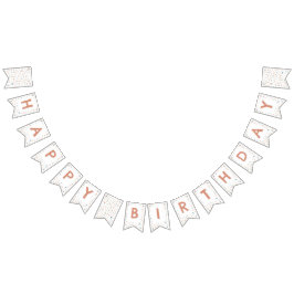 アニー紙吹雪水彩ドットバンティング国旗 バンティングフラッグ