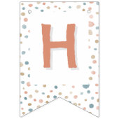 アニー紙吹雪水彩ドットバンティング国旗 バンティングフラッグ (第2の旗)