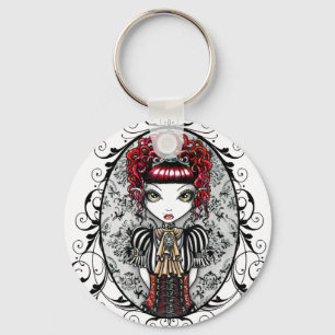 "アニー"のゴシック様式ビクトリアンなオートクチュールの妖精Keychain キーホルダー