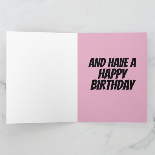 アニー・オークリーが銃を狙う誕生日グリーティングカード カード (内部)