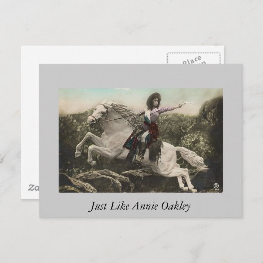 アニー・オークリーと同じだ ポストカード (正面/裏面)