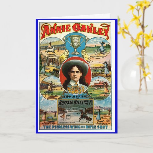 アニー・オークリー – カード (黄色い花)