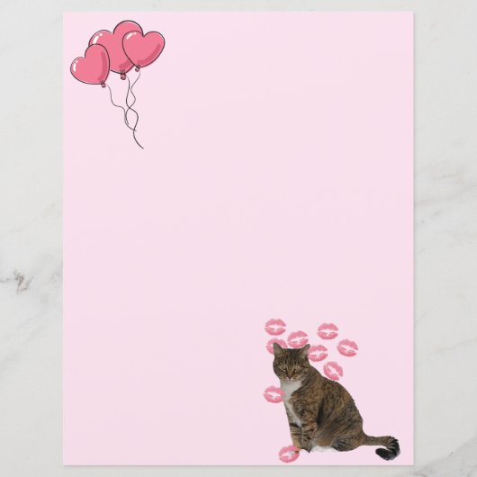 アニー・ザ・ネコのキス8.5 x 11 (裏面)