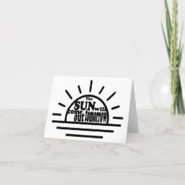 アニー：明日 サンキューカード