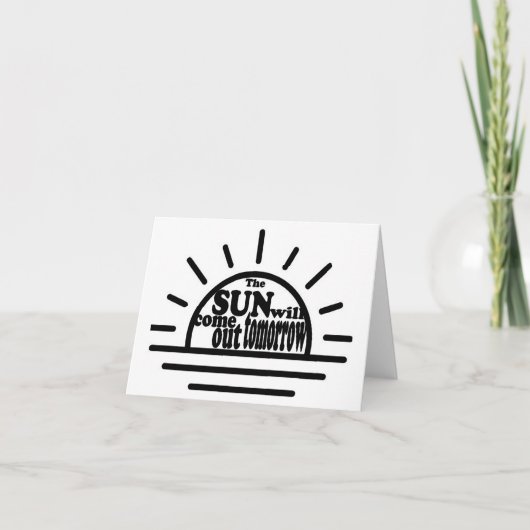 アニー:明日 サンキューカード (正面)