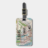 アニーNYCの荷物のラベル ラゲッジタグ (正面縦)