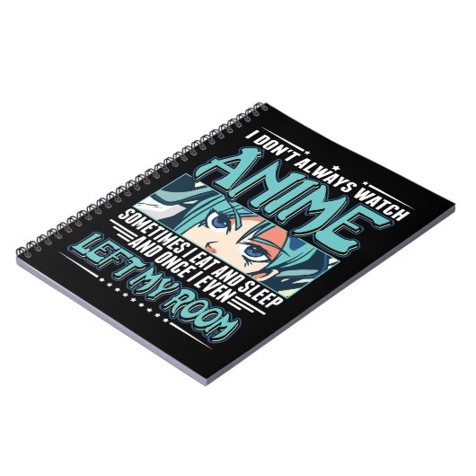 アニ日本のメガールオタク10代のマンガファン ノートブック (左側)