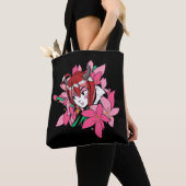 アニ日本のメガールデーモン美的花 トートバッグ (クローズアップ)