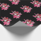 アニ日本のメガールデーモン美的花 ラッピングペーパー (角)