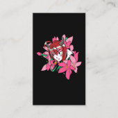 アニ日本のメガールデーモン美的花 名刺 (正面)