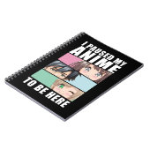 アニ日本のメガールマンガ漫画オタクファン ノートブック (左側)