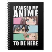 アニ日本のメガールマンガ漫画オタクファン ノートブック (正面)