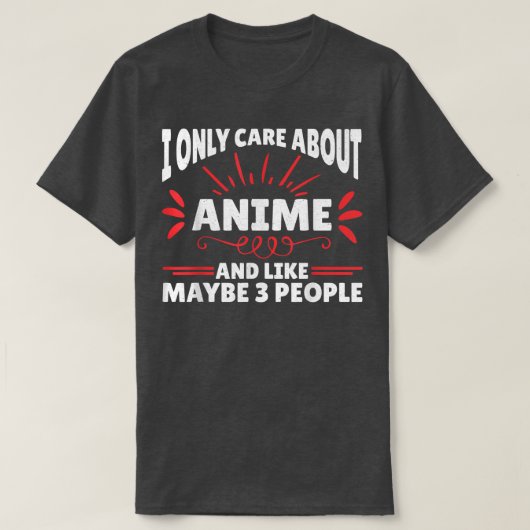 アニ気にメにつおもしろいいて  Tシャツ (デザイン正面)