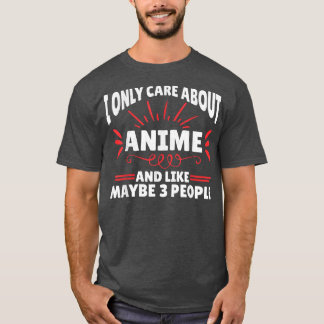 アニ気にメにつおもしろいいて Tシャツ