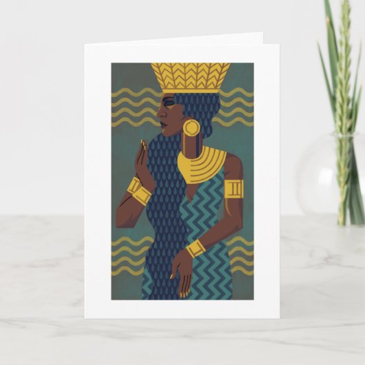 アヌケットのグリーティングカード カード (正面)