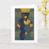 アヌケットのグリーティングカード カード (黄色い花)