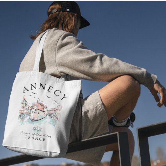 アヌシー フランス – アルプスのヴェネツィア トートバッグ