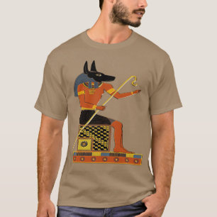 アヌビスエジプトフォークアート Tシャツ