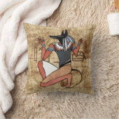 アヌビスザガーディアンエジプト クッション (ブランケット)