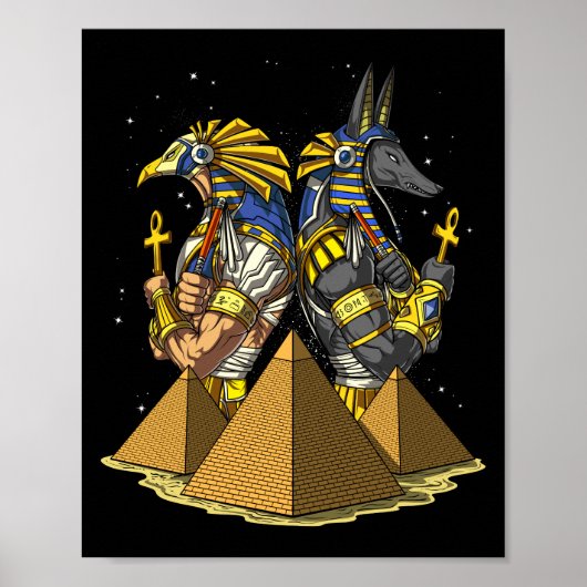 アヌビスラエジプト神々古代ピラミッド神話 ポスター (正面)